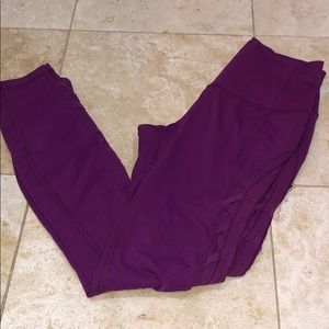 Magenta Lululemon leggings